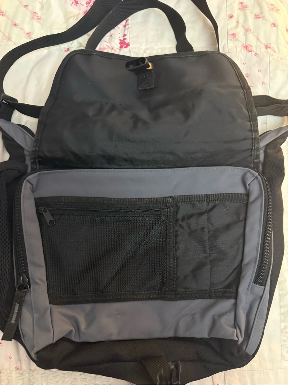 Eddie Bauer Slate Gray Messenger Crossbody Bag